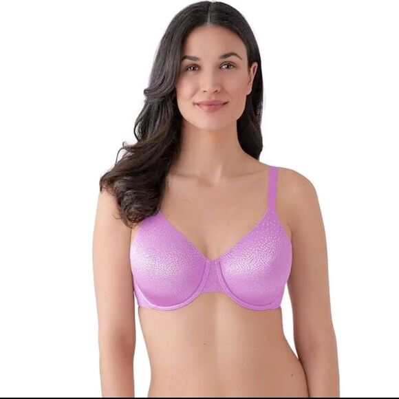 Wacoal Back Appeal Underwire Bra Lavender 38C - Picture 1 of 8